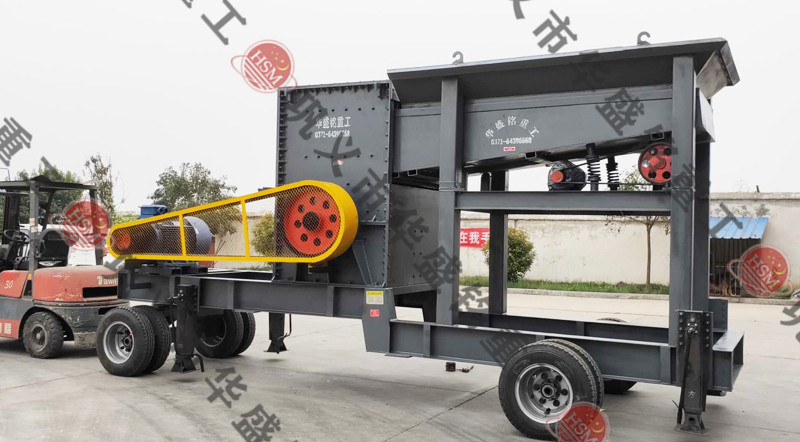 移動對輥制砂機處理鵝卵石怎么樣？多少錢一臺？